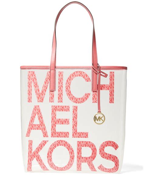 michael kors iconic tote bag|michael kors clear tote bags.